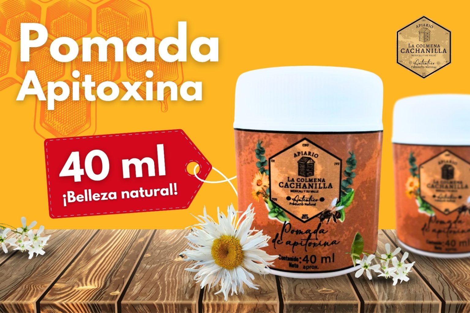 Pomada Apitoxina veneno de abeja Envios a todo el país